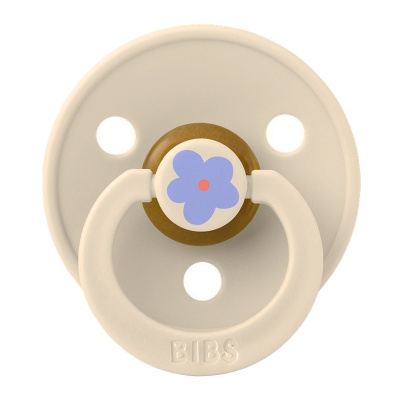 Пустышка латексная Bibs Studio Colour Jasmine от 6 месяцев Bibs 20017216 Ivory 1